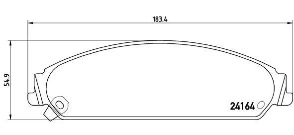 Chrysler 300C Ön Disk Fren Balatası VALEO