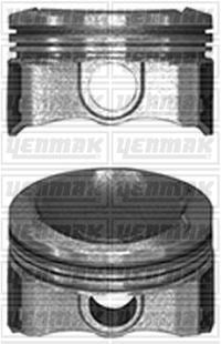 Peugeot 301 Citroen C-Elysee Toyota Aygo EB2M 1.2VTI 12V Motor Piston Segman... YENMAK