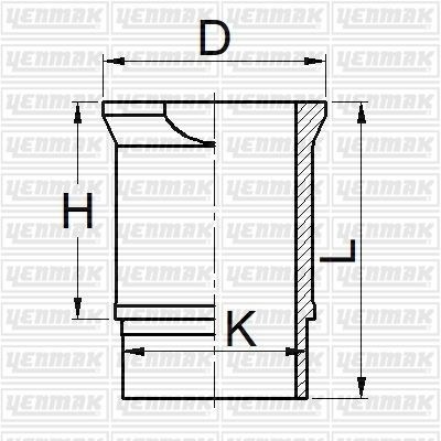 Peugeot 305 BXL5 Motor Gömleği STD 78.00 YENMAK