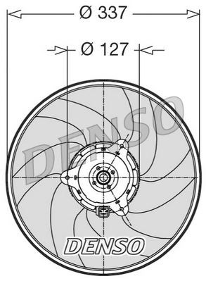 Peugeot 306 406 Partner Radyatör Fan Motoru DENSO