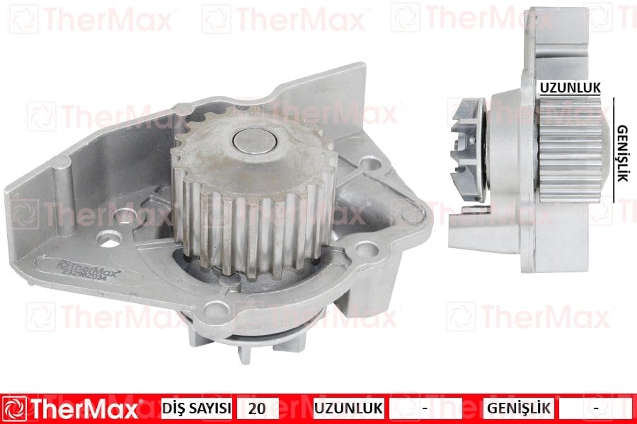 Peugeot Xsara 1.8 Devirdaim Su Pompası THERMAX