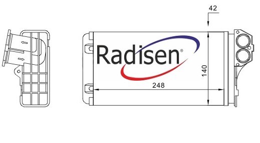 Peugeot 307 Kalorifer Radyatörü RADISEN