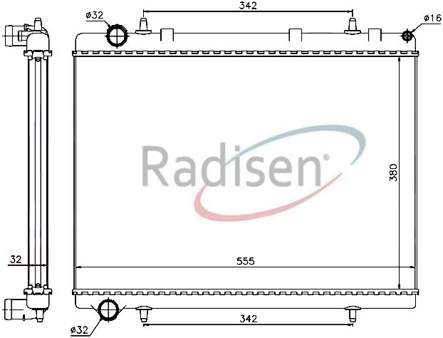 Peugeot 307 Radyatör 1.6 HDI-2.0i RADISEN