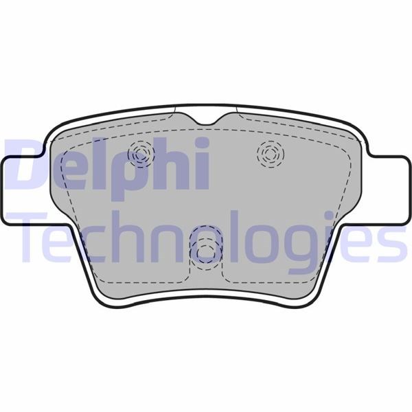 Peugeot 307 Arka Fren Balatası Küçük Tip DELPHI