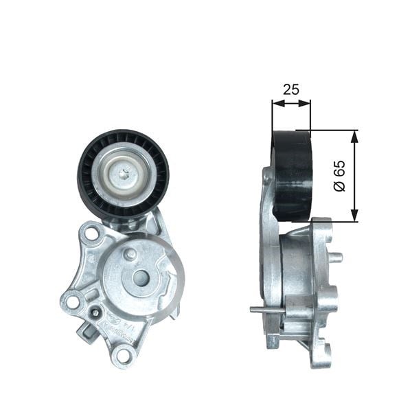 Peugeot 308 508 208 5008 Partner Citroen DS4 DS5 Berlingo Alternatör Gergi... GATES