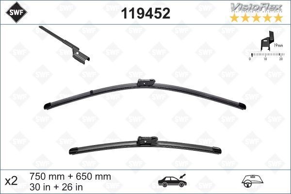 Peugeot 308 Silecek Süpürgesi 750x650 mm VALEO