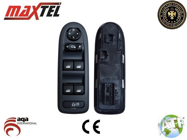 Peugeot 308 Ön Sol Cam Kumanda Düğmesi MAXTEL