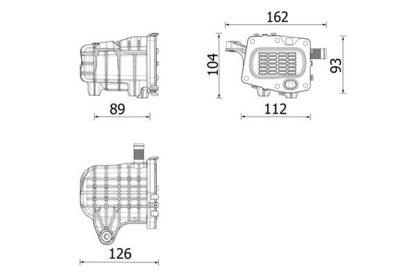 Peugeot 308 EGR Valfi Soğutucusu MAHLE