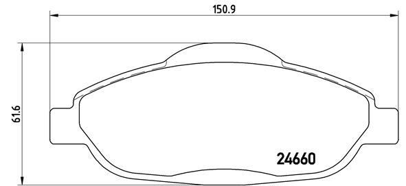 Peugeot 308 Ön Balata BREMBO