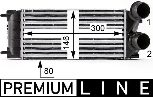 Peugeot 308 3008 5008 Partner Citroen Berlingo İntercooler MAHLE
