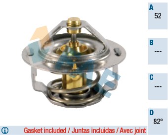 Mazda 323 Honda Accord Prelude Termostat 82 Derece FAE