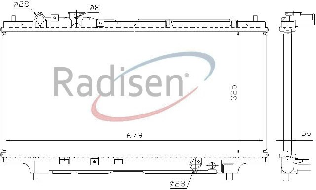 Mazda 323 Radyatör RADISEN