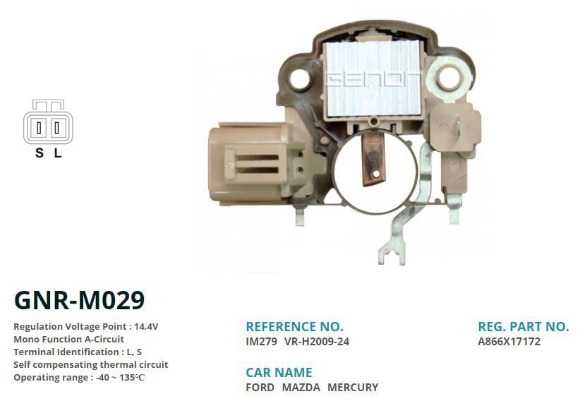 Mazda 323 90-96 Model 28mm Alternatör Konjektörü GENON