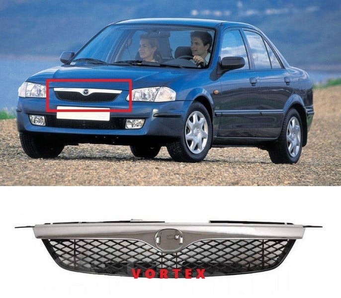 Mazda 323 Ön Panjur Kromlu DOGAN-