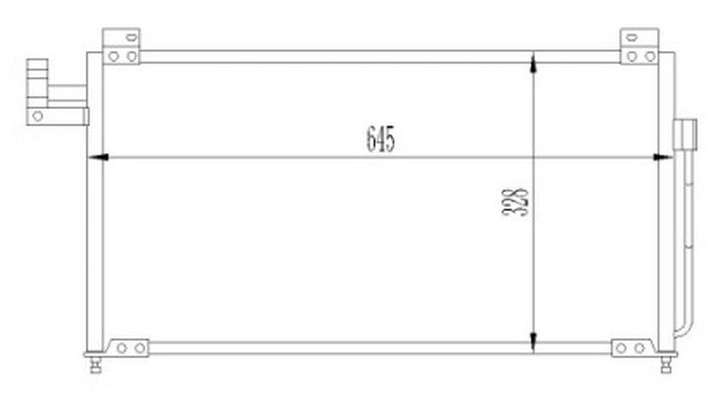Mazda 323-323F Klima Kondenseri 1.6i 16V ORIS