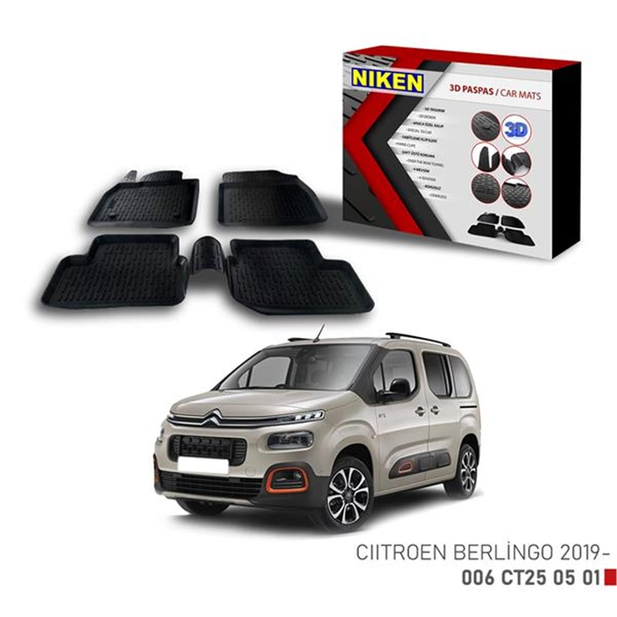 3D Paspas Cıtroen Berlingo 2019-