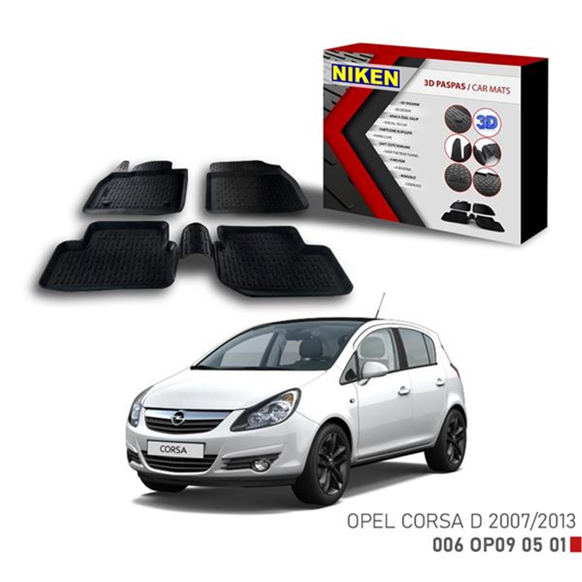 3D Paspas Opel Corsa D 2007-2013