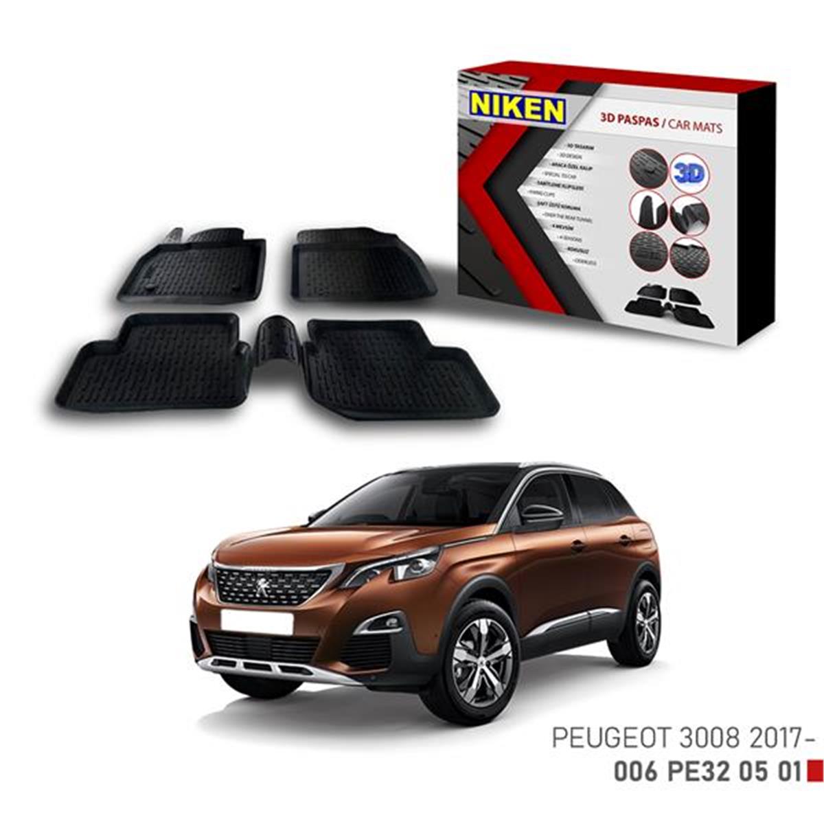 3D Paspas Peugeot 3008 2017-