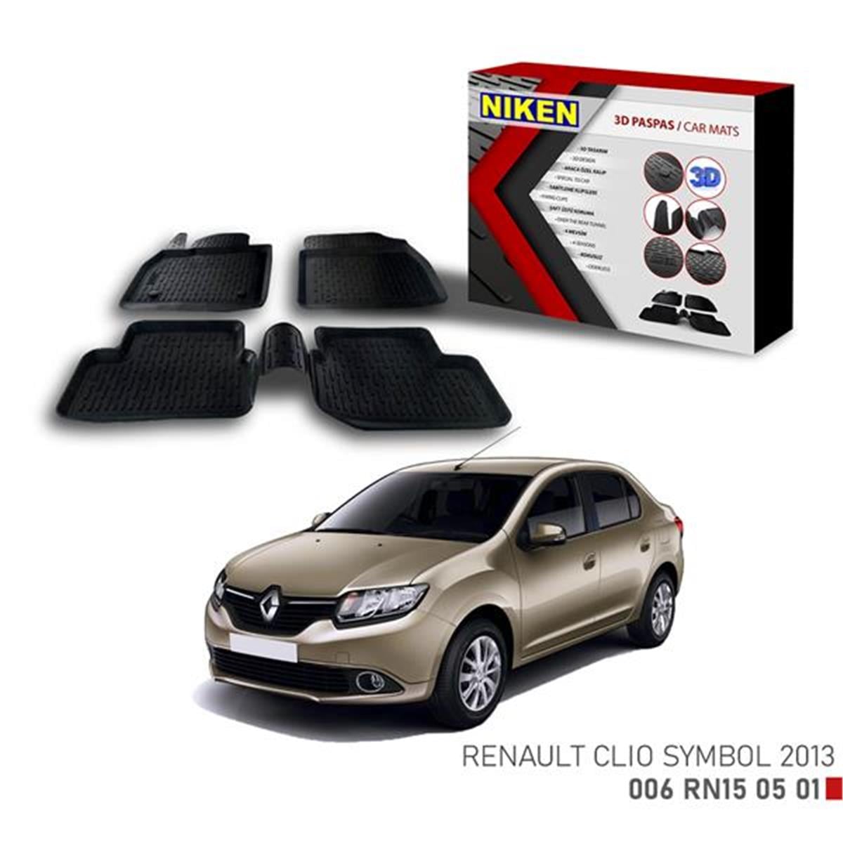 3D Paspas Renault Clıo Symbol 2013