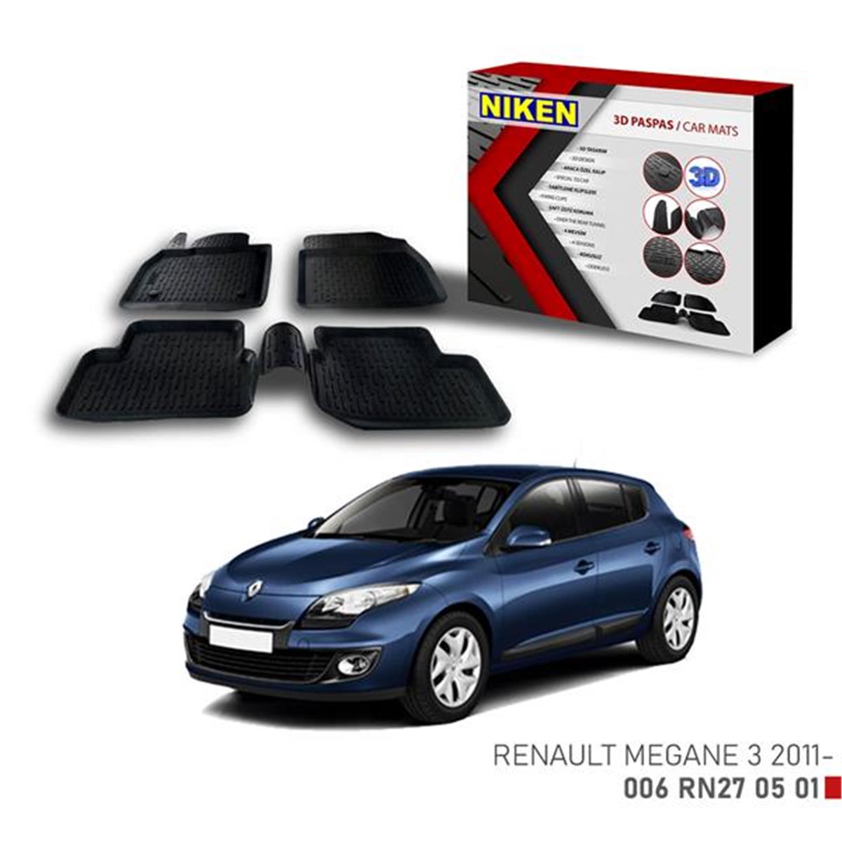 3D Paspas Renault Megane 3 2011-
