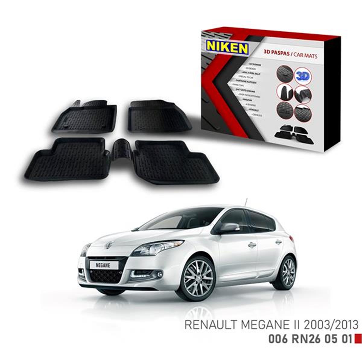 3D Paspas Renault Megane Iı 2003-2013