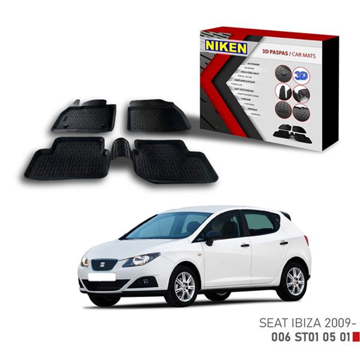 3D Paspas Seat Ibıza 2009-