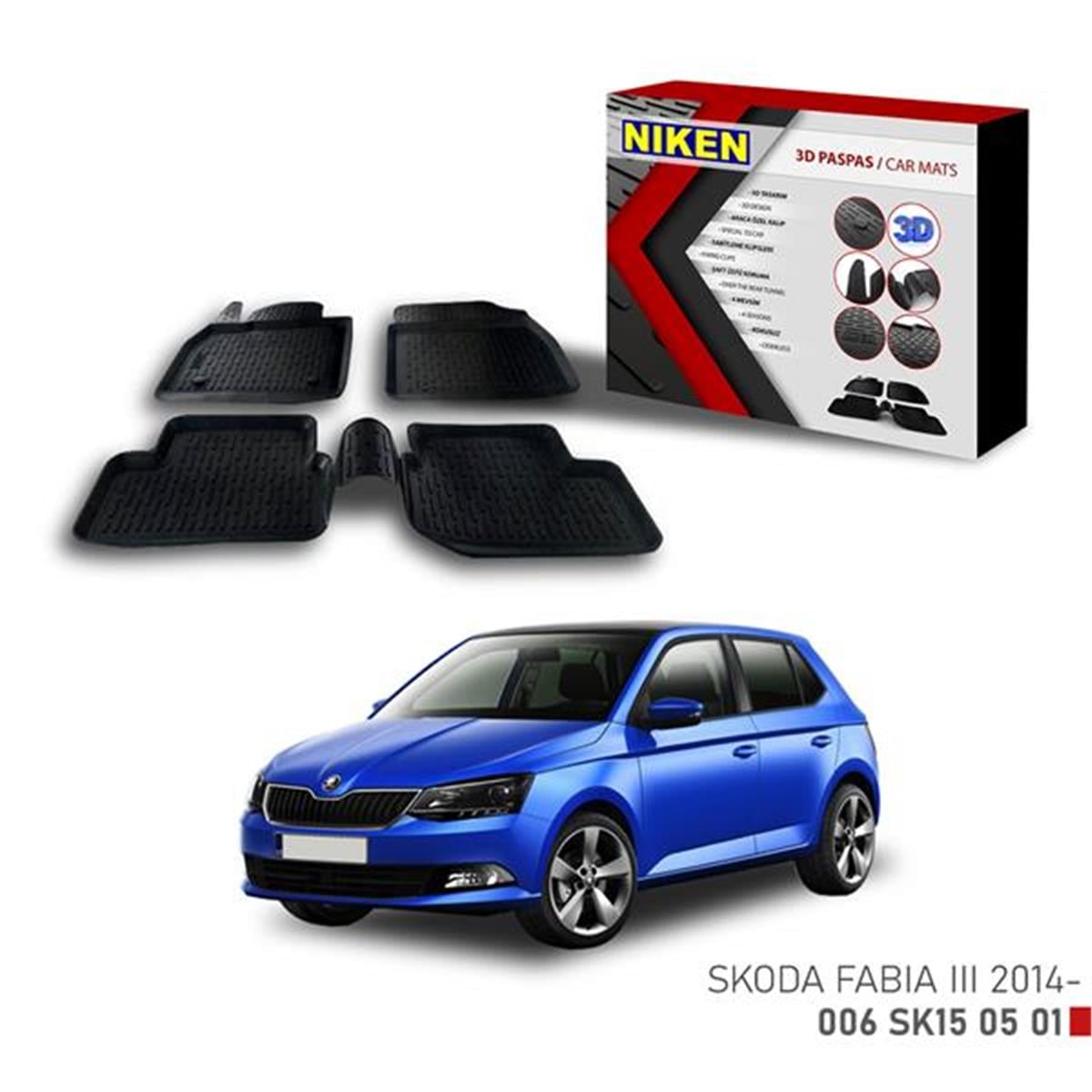 3D Paspas Skoda Fabıa Iıı 2014-