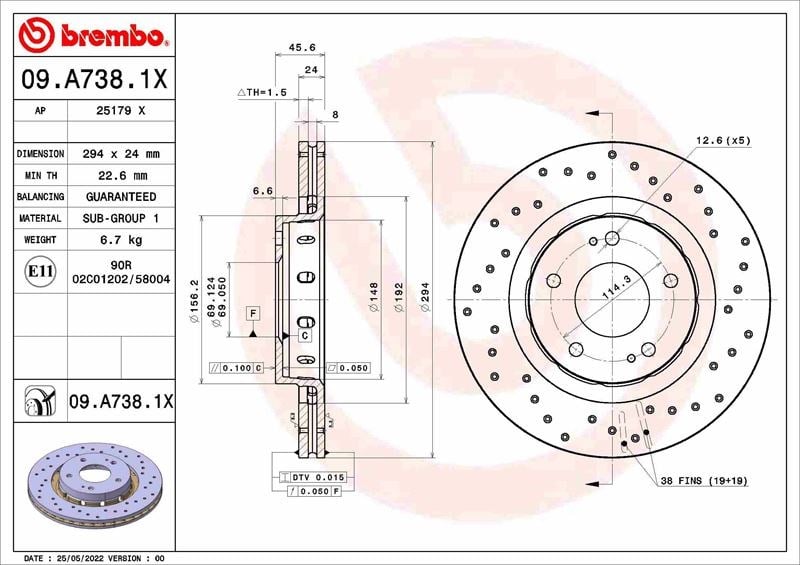 Peugeot 4007 Ön Fren Aynası Havalı BREMBO