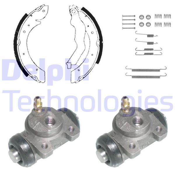 Peugeot 405 Arka Fren Pabuç Kiti DELPHI