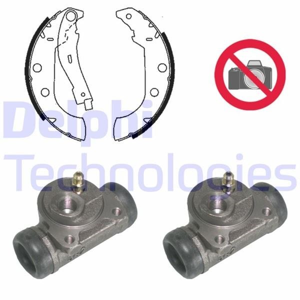 Peugeot 405 Arka Fren Pabuç Kiti DELPHI