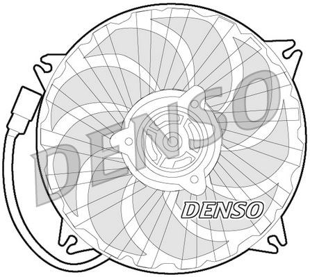 Peugeot 406 Radyatör Fan Motoru 280W-385mm DENSO