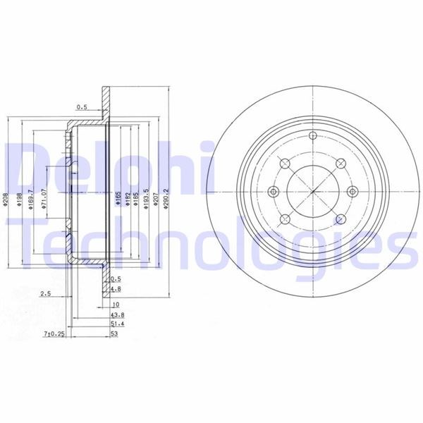 Peugeot 406 Arka Fren Aynası DELPHI