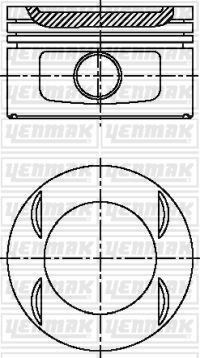 Peugeot 406 806 605 306 Citroen Xsara Xantia XM II 2.0 16V Piston Segman STD YENMAK