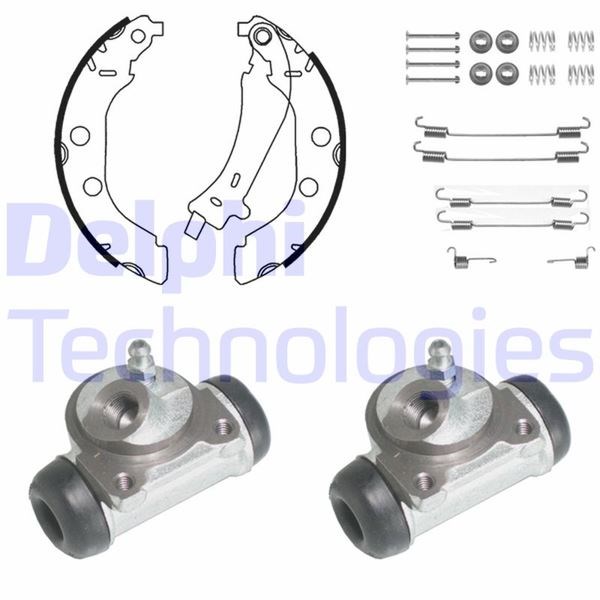 Peugeot 406 Arka Fren Pabuç Kiti DELPHI