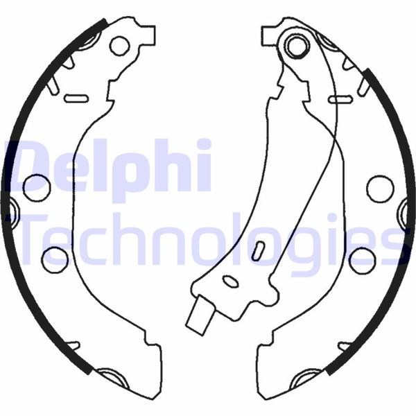 Peugeot 406 Arka Fren Pabucu DELPHI