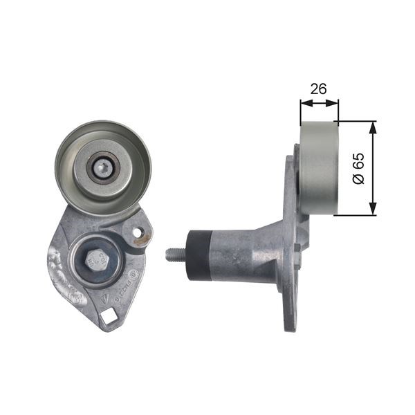 Peugeot 406 407 605 607 Alternatör Gergi Rulmanı 3.0 V6 GATES