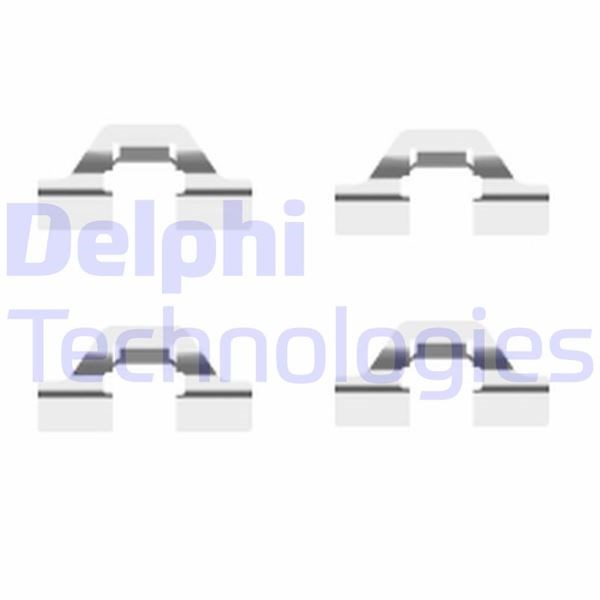Peugeot 407 607 Arka Fren Balata Montaj Takımı DELPHI