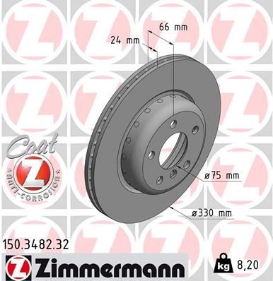 BMW 5 Serisi Ön Fren Diski ZIMMERMANN