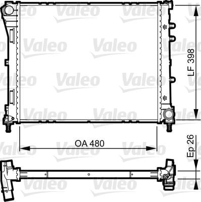 Fiat 500 Radyatör VALEO