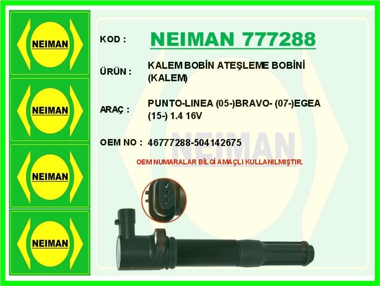 Fiat 500 Ateşleme Bobini Kalem BESCHER