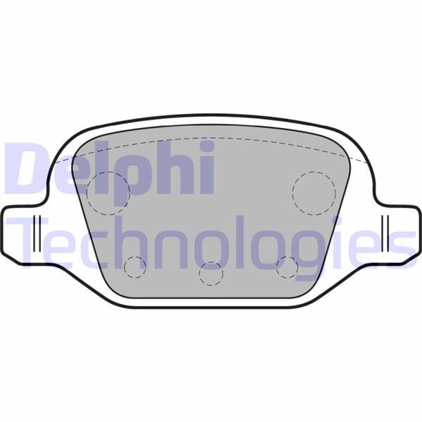 Fiat 500 Arka Fren Balatası DELPHI