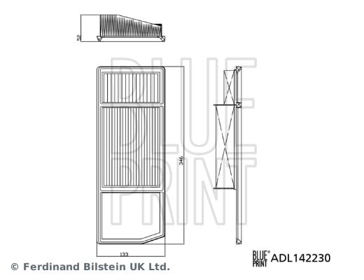 Fiat 500 Hava Filtresi BLUEPRINT