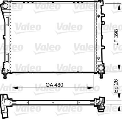 Fiat 500 Radyatör VALEO