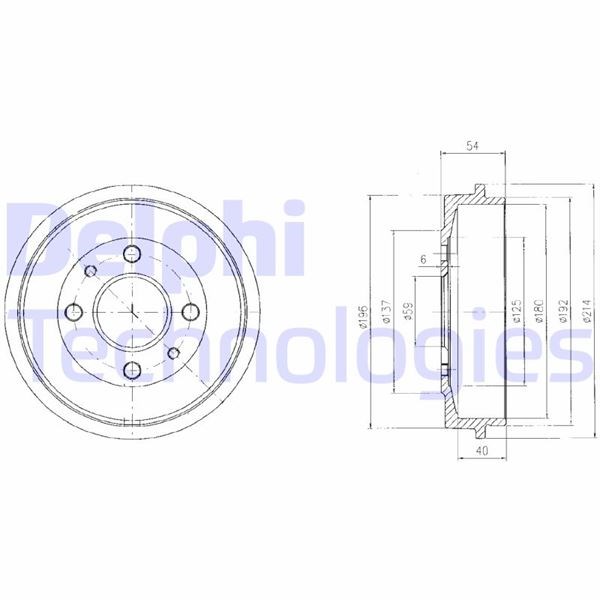 Fiat 500 Brava Tempra Tipo Punto Panda Ford Ka Peugeot Bipper Tepee Arka... DELPHI