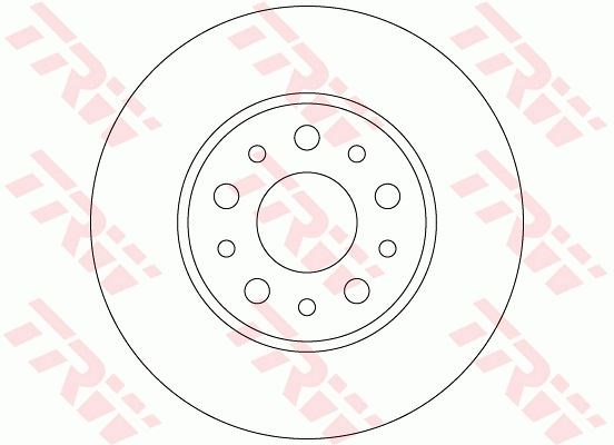 Fiat 500 L Egea Arka Fren Diski TRW