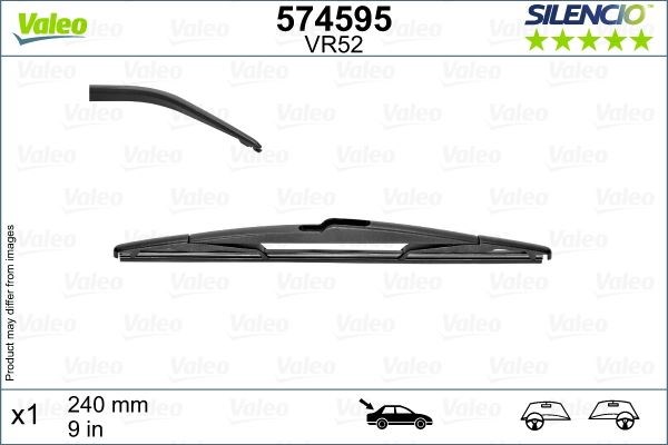 Peugeot 5008 Renault Megane 4 Talisman Arka Silecek Süpürgesi 240 MM VALEO
