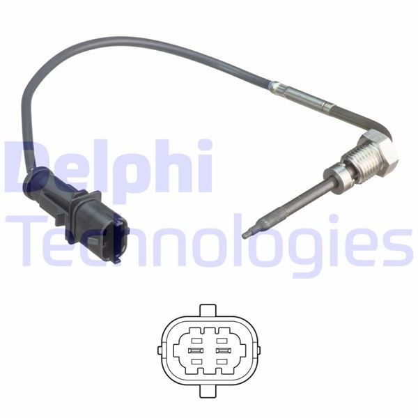 Fiat 500L Egzoz Gazı Sıcaklık Sensörü DELPHI