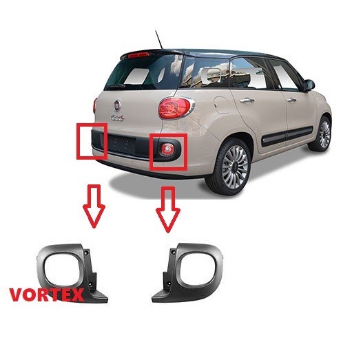 Fiat 500L Arka Tampon Bandı Sağ DOGAN-