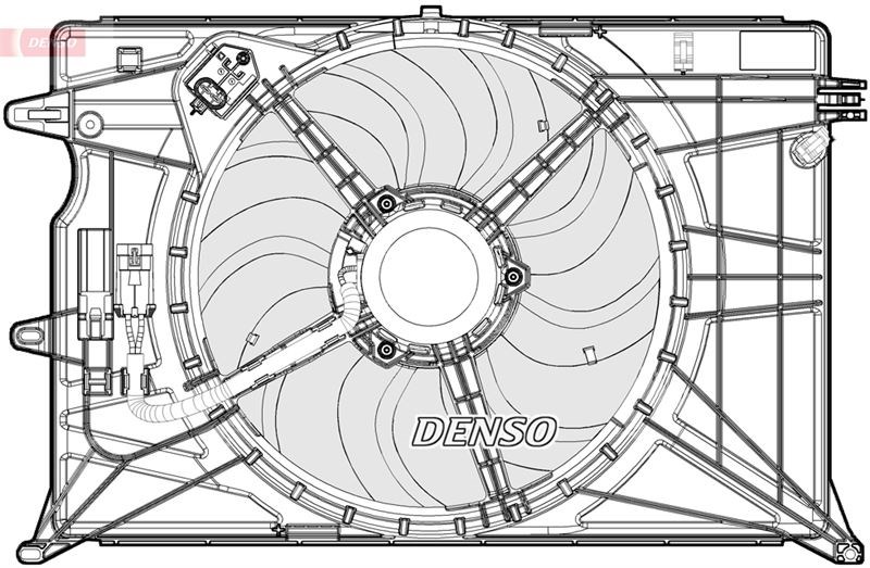 Fiat 500X Radyatör Fanı DENSO