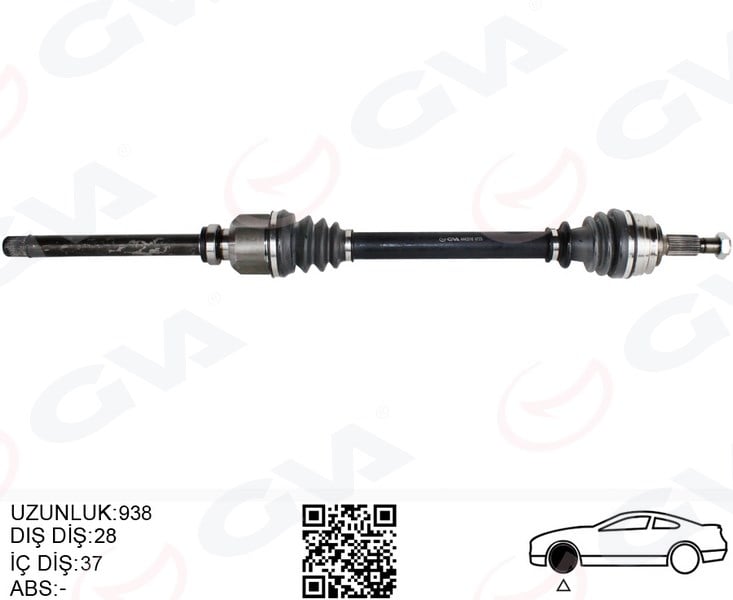 Peugeot 508 Ön Sağ Komple Aks [Otomatik] GVA